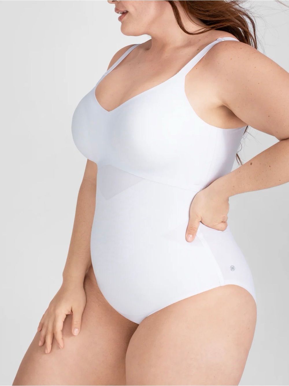 Honeylove White Cami Bodysuit XL
